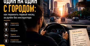 Один на один с городом: как пережить первый месяц за рулём без инструктора
