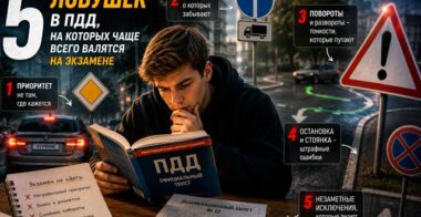 5 ловушек в ПДД, на которых чаще всего валятся на экзамене: инструкция, как их обойти